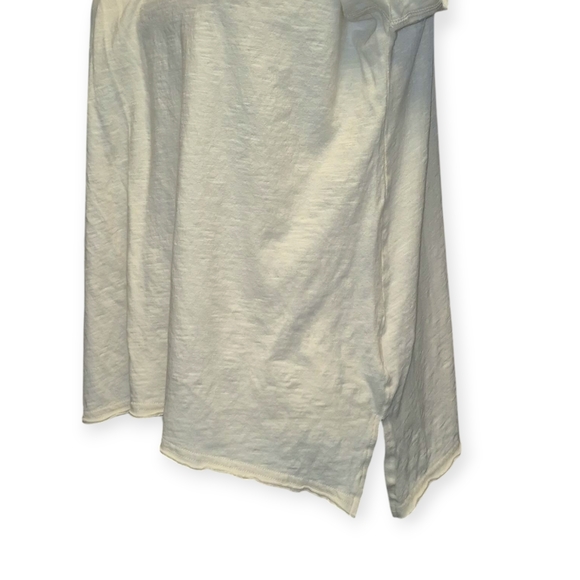 Billabong Essentials Cream V-Neck Slub Tee Sz L - Picture 4 of 7